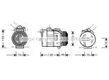 Prasco BWAK237 - Klimakompressor Oe 64506917866 Per 3Er (E36), 3Er (E46), 5Er (E39), 5Er (E60), 5Er (E61), 7Er (E38)