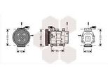 Van Wezel 1700K031 - Compressore Aria Condizionata Oe 46479556 Per 156 (932), Marea