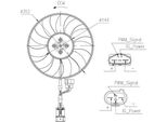 Nrf 47969 - Ventola Radiatore Oe 3Q0959455B Per Q3 (F3), Tt (Fv), A3 (8V), Q3 (F3B), Ateca (Kh), Tarraco (KN2), Karoq, Kodiaq, Arteon (3H), Passat (3G), Tiguan (Ad, Ax), Tiguan (Bj, Bw), Touran (5T)