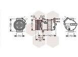 Van Wezel 0100K106 - Compressore Aria Condizionata Oe 60693332 Per 159 (939), Brera (939), Spider (939)