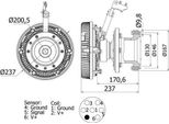 Mahle Cfc 115 000S - Oe 541 200 12 22 Frizione, Ventola Radiatore Per T4