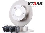 Stark SKBK-1090051 - Dischi E Pastiglie Freno Oe 1E0698451 Per A4 (8D), A4 (8E), Passat (3B)