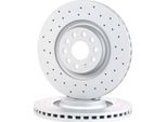 2X Zimmermann 600.3243.52 Disco Freno Asse Anteriore
