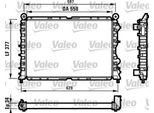 Valeo 731561 - Oe 46536388 Radiatore, Raffreddamento Motore Per 145 (930), 146 (930)