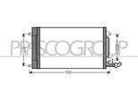 Prasco AD120C001 - Condensatore Aria Condizionata Oe 6C0816411A Con Essiccatore Per A1 (8X), Toledo Iv (KG3), Ibiza (6J, 6P), Fabia Ii (54), Roomster (5J), Rapid (Nh), Fabia Iii (Nj), Polo (6C, 6R)