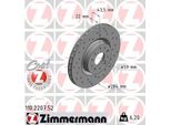 Zimmermann 110.2207.52 - Disco Freno Per 147 (937), 156 (932), 164, Gt (937), Gtv (916), Spider (916), Doblo, Tipo, Combo (X12), Combo Tour (X12)