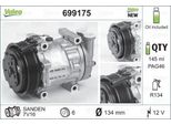 Valeo 699175 - Compressore Aria Condizionata Oe 60629417 Per 156 (932), 145 (930), 146 (930), 147 (937), 166 (936), Gt (937), Gtv (916), Spider (916), Brava, Bravo, Coupe 175, Marea, Multipla, Stilo