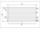 Valeo 822596 - Condensatore Aria Condizionata Oe 8W0 816 421 Con Essiccatore Per A6 (4A), A4 (8W), A5 (F5), A7 (4K)