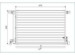 Valeo 822609 - Condensatore Aria Condizionata Oe 4M0 816 421 B Con Essiccatore Per A6 (4A), A7 (4K), A8 (4N), Q7 (4M), Q8 (4M), Touareg (CR7, RC8)
