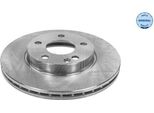Meyle 015 521 0038 - Oe 169 421 01 12 Disco Freno, Asse Anteriore Per Classe A (W169), Classe B (W245)