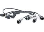 Bosch 0 986 356 346 Set Cavi Accensione Oe 06A905409P Compatibile Con A3 8L, A3 8P, Altea, Altea Xl, Leon, Octavia, Bora, Caddy, Golf Iv, Golf Plus, Golf V, Golf Vi, Jetta, New Beetle, Passat 3C, Touran