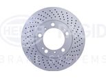 Hella 8DD 355 127-511 - Disco Freno Oe 99635140600 Per 911 (996), 911 (997), Boxster (986), Boxster (987), Cayman (987)