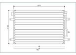 Valeo 817741 - Condensatore Aria Condizionata Oe 8E0260401D Per A4 (8E), A4 (8H), A6 (4B)