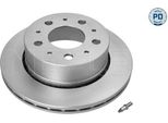 Meyle 11-15 523 0046/PD - Oe 16 124 358 80 Disco Freno, Asse Posteriore Per Jumper, Ducato, Boxer