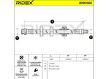 Ridex 83B0066 - Tubo Freno Oe 46454003, Asse Anteriore Per Spider (916), Bravo, Marea, Stilo
