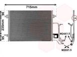 Van Wezel 03005116 Condensatore Climatizzatore Condensatore Climatizzatore Per Vw Passat Variant (3B5)