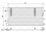Valeo 814419 - Condensatore Aria Condizionata Oe 8K0260403 Con Essiccatore Per A4 (8K), A5 (8T), A5 (8F), Q5 (8R)