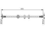 Bosch 1 987 476 638 - Tubo Freno Oe 46448593 Per Brava, Bravo