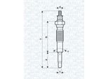 Magneti Marelli 062900063304 - Candeletta Per Ranger (Et), Ranger (Eq, Er, R), 323 (Ba)