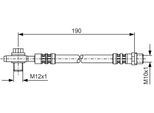 Bosch 1 987 476 719 - Oe 8E0 611 775 B Bremsschlauch FüR Passat (3B)