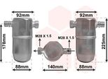 Van Wezel 0300D154 - Essiccatore Aria Condizionata Oe 4B0820192 Per A4 (8D), A6 (4B), A8 (4D), Passat (3B)