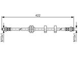 Bosch 1 987 476 346 - Tubo Freno Oe 46474539 Per 147 (937), 156 (932), Gt (937)