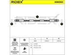 Ridex 83B0363 - Tubo Freno Oe 4D0611707D Assale Anteriore Per A8 (4D), A8 (4E), Passat (3B)