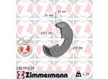 Zimmermann 230.1913.20 - Tamburo Del Freno Per 145 (930), 146 (930), Brava, Bravo, Fiorino, Idea, Marea, Panda, Qubo