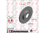 Zimmermann 110.2213.20 - Disco Freno Per Spider (939), Giulietta (940), Brera (939), 159 (939), 500X (334), Renegade, Compass