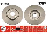 Trw DF4025 - Disco Freno Oe 60653487 Per 147 (937), 156 (932)