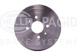 Hella 8DT 355 301-421 - Oe 51916180 Tamburo Del Freno Per 145 (930), 146 (930), 500 (312), Brava, Bravo, Fiorino, Idea, Marea, Panda, Punto, Qubo
