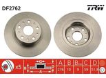 Trw DF2762 - Disco Freno Oe 82488240 Per 166 (936)
