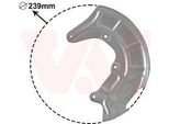 Van Wezel 5817371 - Oe 6E0615311A Piastra Di Ancoraggio, Asse Anteriore Sinistro Per A2 (8Z), Lupo (6E1, 6X1)