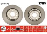 Trw DF4479 - Disco Freno Oe 46843611 Per 159 (939), Brera (939), Spider (939)