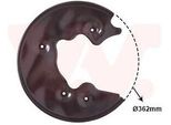 Van Wezel 0327373 - Oe 8K0615611A Piastra Di Ancoraggio, Asse Posteriore Sinistro Per Q5 (8R), A7 (4G), A6 (4G), A6 (4F), A5 (8T), A5 (8F), A4 (8K)