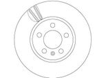 Trw DF6964 - Disco Freno Oe 2Q0 615 301 H Per A1 (Gb), Arona (Kj), Ibiza (Kj), Kamiq (NW4), Scala (NW1), Polo (AE1, AW1, BZ1), T-Cross (C11, D31)