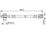 Bosch 1 987 481 736 - Oe 5N0 611 775 Bremsschlauch FüR Q3 (8U), Alhambra (710, 711), Cc (358), Passat (365, 362), Passat (3C), Passat Cc (357), Sharan (7N), Tiguan (5N), XL1 (6Z!)