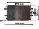 Condensatore Aria Condizionata Van Wezel + Essiccatore Per Audi A3 Tt Seat Leon Toledo Skoda Octavia Vw Golf