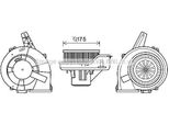 Prasco ST8045 - Motore Soffiatore Oe 6Q1819015B Per A1 (8X), A2 (8Z), Ibiza (6J, 6P), Ibiza (6L), Toledo Iv (KG3), Cordoba (6L), Fabia Iii (Nj), Fabia I (6Y), Fabia Ii (54), Roomster (5J), Rapid (Nh), Polo (6C, 6R), Fox (5Z), Polo (9N)