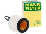 MANN-FILTER C 1361 - Oe 13 71 7 532 754 Filtro Aria Per Serie 1 (E81), Serie 1 (E87), Serie 1 (E88), Serie 1 (E82), Serie 3 (E90), Serie 3 (E93), Serie 3 (E92), Serie 3 (E91), X1 (E84)