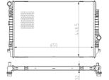 Nrf 550081 Radiatore Motore Oe 5Q0121251EN Compatibile Con Touran, Tiguan, Passat 3BG, Passat Alltrack, Golf Vii, Golf Alltrack, Arteon, Superb, Octavia, Kodiaq, Karoq, Tarraco, Leon, Ateca, Tt, Q3, Q2, A3 8V