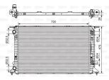 Valeo 735472 - Radiatore Oe 8K0121251AD, Raffreddamento Motore Per A4 (8K), A4 (8W), A5 (8T), A5 (8F), Q5 (8R), Macan (95B)