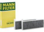 MANN-FILTER Cuk 29 003-2 Filtro Aria Abitacolo Oe 6447XG Compatibile Con Partner, Rifter, Traveller, Expert, 5008, 3008, Zafira, Vivaro, Grandland, Combo, Spacetourer, Jumpy, C4, DS5, C5, Berlingo, Proace