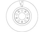 Trw DF6590S - Disco Freno Oe 50532930 Per Giulia (952)