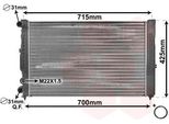 Van Wezel 03002105 - Oe 8D0121251K Radiatore, Raffreddamento Motore Per A4 (8D)