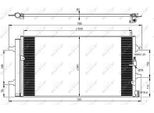 Nrf 350069 - Condensatore Aria Condizionata Oe 8R0260401D Con Essiccatore Per A6 (4G)