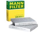 MANN-FILTER Cuk 2533-2 - Oe 64 11 6 809 933 Filtro Aria Abitacolo Per Serie 5 Gt (F07), Serie 5 (F11), Serie 6 (F12), Serie 5 (F10), Serie 6 (F13), Serie 6 (F06), Serie 7 (F01)