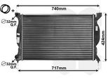 Van Wezel 03002201 - Oe 8E0121251A Radiatore, Raffreddamento Motore Per A6 (4B), A4 (8H), A4 (8E), Exeo (3R)