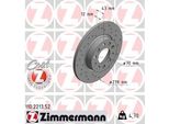 Zimmermann 110.2213.52 - Disco Freno Per Spider (939), Giulietta (940), Brera (939), 159 (939), 500X (334), Renegade, Compass