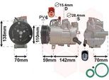 Van Wezel 0300K402 - Compressore Aria Condizionata Oe 8T0260805F Per A4 (8K), A5 (8T), A5 (8F), Q5 (8R)
